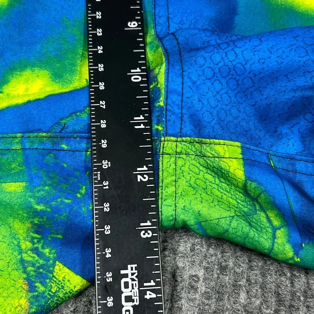 ZeroXposur Drift Swim Trunks‎ Boys XL-18/20 Neon Blue Green Drawstring Pockets